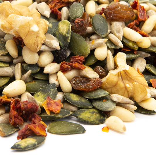 مزيج بذور الطماطم المجففة بالشمس